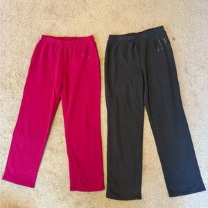GAP Black and Pink Pajamas Relaxed Fit Elastic Waist